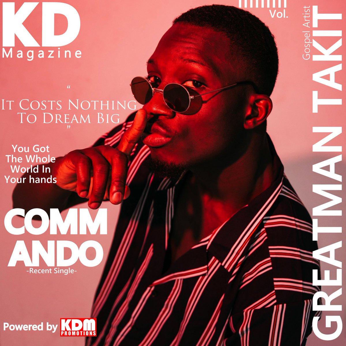 kdmagazineug's tweet photo. KD Magazine X @greatmantakit.

#KDMagazine #InspiringMeAndYou #GreatmanTakit

Powered by @KayDavisMusic2 Promotions. https://t.co/QcLbI2Zzyd