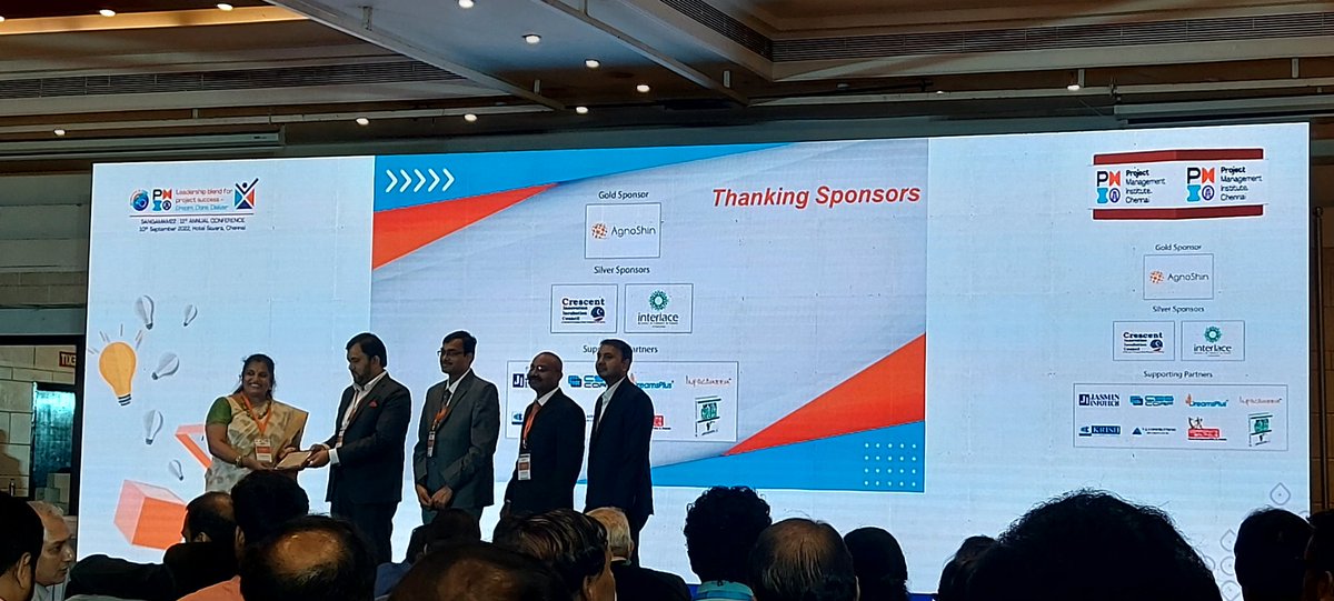 Thank you to all Sponsor 
#SANGAMAM22 #PMOT #PMI #PMICC #PMICHENNAI #PMIR11 #leadership <a href="/pmichennai/">PMI Chennai</a> <a href="/pminstitute/">PMI</a>
<a href="/pmichennai/">PMI Chennai</a> <a href="/pminstitute/">PMI</a>