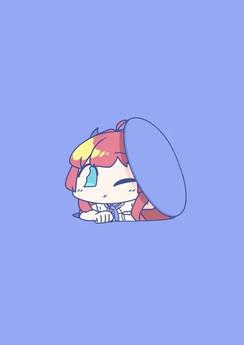 ロアちゃん穴からこんにちはロアちゃんは最近穴を覗いたりしてる〜?覗いて見ると色んな世界があったりするかも密かに色んな生き物たちが街を作ってたりして竹輪の穴は望遠鏡にもなるよロアちゃんに何度も見たくなるような世界との出会いを〜 #ロアート 