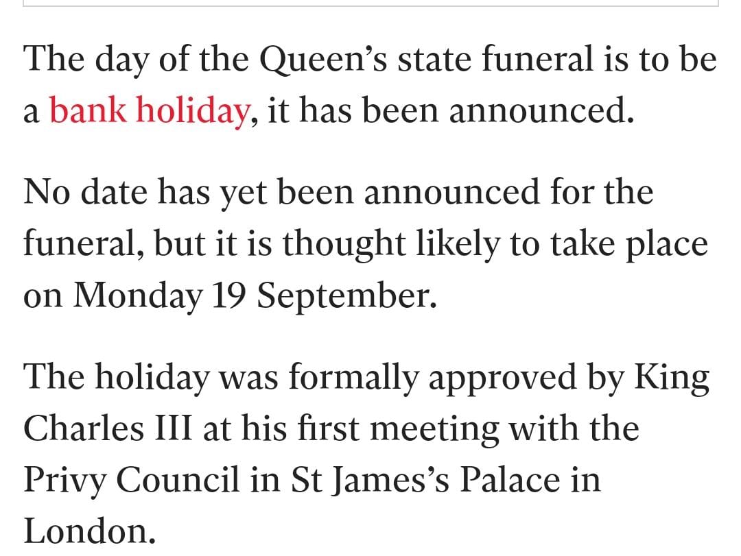 God save the king! 😂