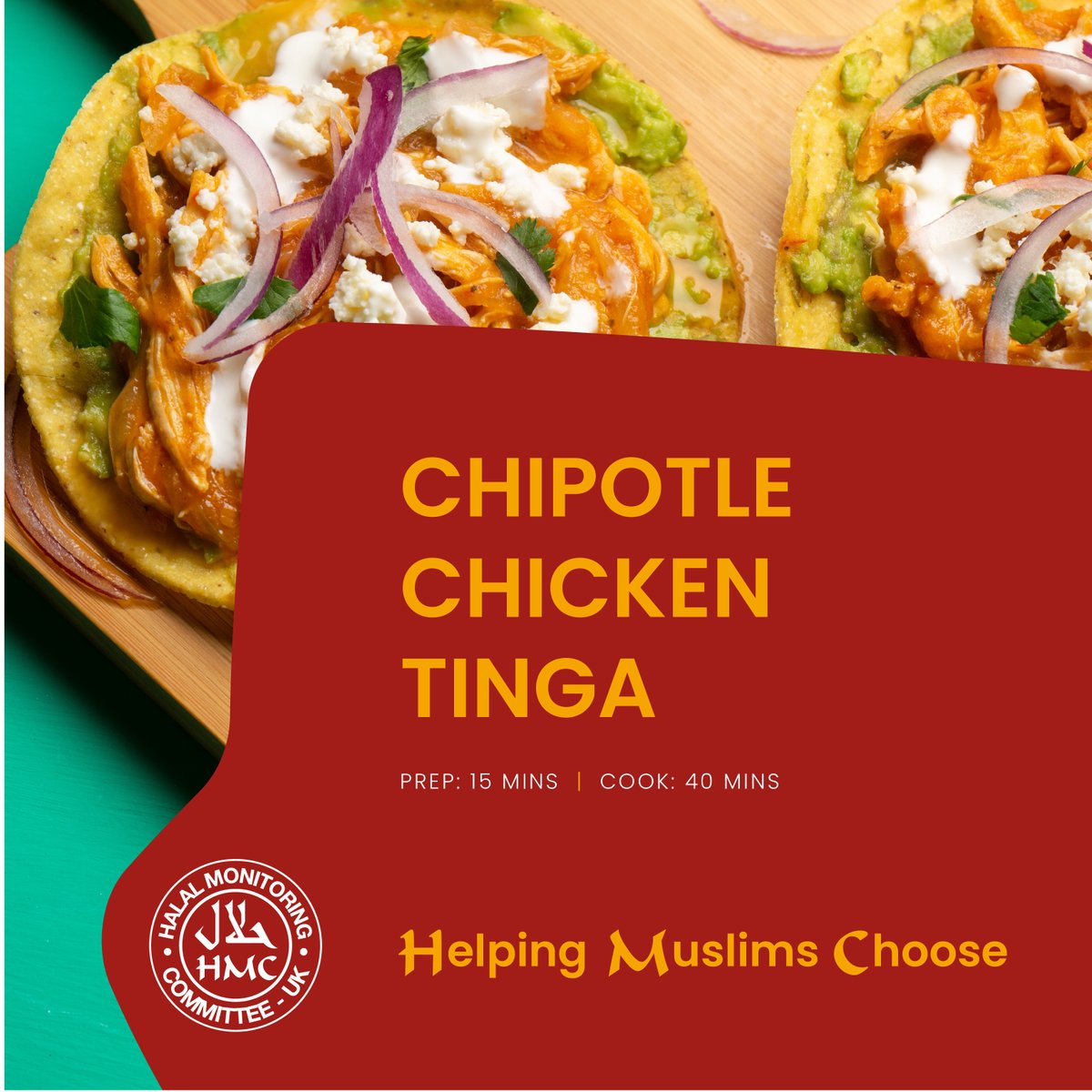 HMC_UK's tweet photo. Cook as a family and let us know how your chipotle chicken tinga turns out π
https://t.co/9rZ9kvcA4E
#HelpingMuslimsChoose https://t.co/qnbQZ5jVRp