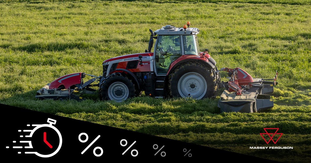 Carrs Billington Agriculture - Tractor Emporium! (@tractoremporium) on Twitter photo Make sure you get the best deal on your machines for 2023⏰⌛
We're working with <a href="/MF_EAME/">Massey Ferguson Official</a> to bring you 10% discount on the hay & forage range, balers & combines - available until 30th Sept 2022.
Contact your local Carrs Billington Machinery Sales rep for more info. Make sure you get the best deal on your machines for 2023⏰⌛
We're working with <a href="/MF_EAME/">Massey Ferguson Official</a> to bring you 10% discount on the hay & forage range, balers & combines - available until 30th Sept 2022.
Contact your local Carrs Billington Machinery Sales rep for more info.