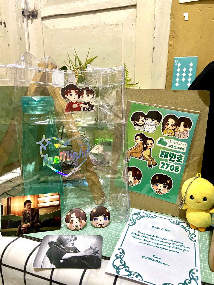 viitwomin's tweet photo. Hadiah GA ku jg nyampe awwwww🥹
Superrr cutee semuanya🥰
Tas pvcnya jg bisa nih buat nonton konser nanti❤️
Thank u so much ka @2minHome_ ❤️❤️ https://t.co/LXczKxRi27