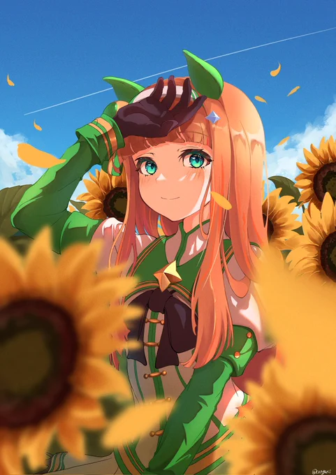 スズカさんと過ごした夏の思い出#サイレンススズカ #ウマ娘 #絵描きさんと繫がりたい 