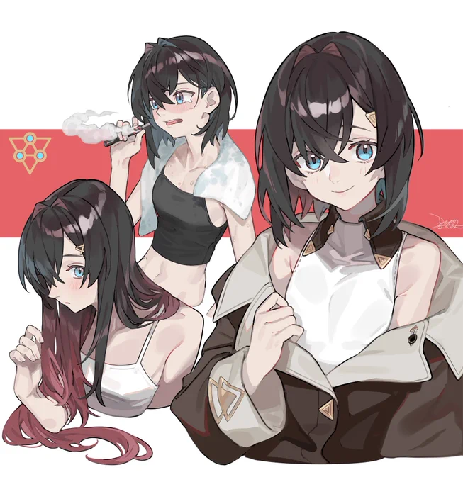 #絵ンジュ 黒染めアンジュ 