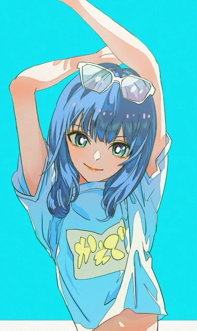 #デジタルイラスト #イラスト好きな人と繋がりたい  #絵描きさんと繋がりたい 夏の名残 