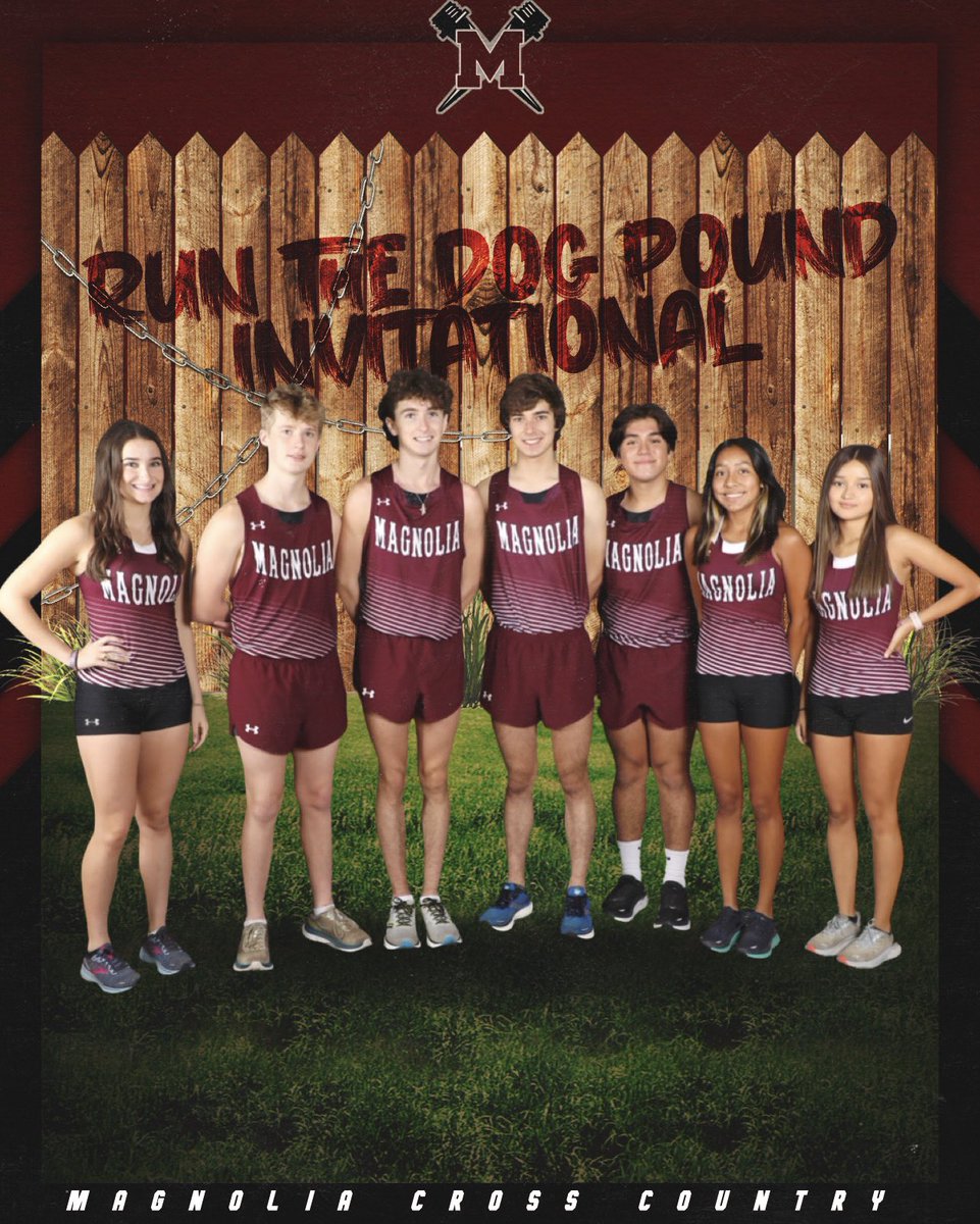 XC_Magnolia's tweet photo. Meet Day
Let’s Run the Dog Pound
#DogsRunTogether @coachmbean @TXMileSplit @TexasXCCoaches https://t.co/7iVZx3Z01U