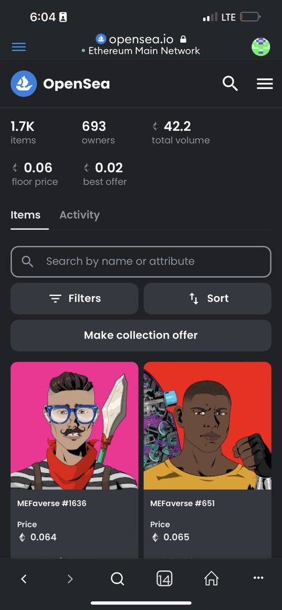 Floor is rising on <a href="/mefaverse/">RockWildₘ₂</a> 

I sense a movement on this Methodman ecosystem. The MEFaverse will feature tigers in its metaverse.

<a href="/WuTigerClan/">Wu Tiger Clan</a> is still minting at a steady pace. Once it’s done, I suspect the clan to flow into the MEFaverse. The team is making moves…