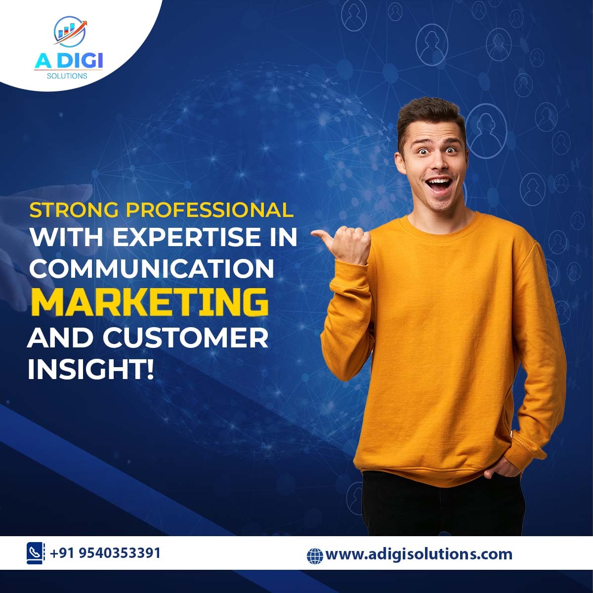 adigi_solutions's tweet image. 𝐀 𝐃𝐢𝐠𝐢 Strong Professional with Expertise in Communication Marketing and Customer Insight
Our Services ‼️
🔰MLM advertising service
🔰MLM digital promotion
🔰MLM graphic designing
🔰MLM social media marketing
📞9540353391
#adigisolutions #marketingagency  #businessstrategy