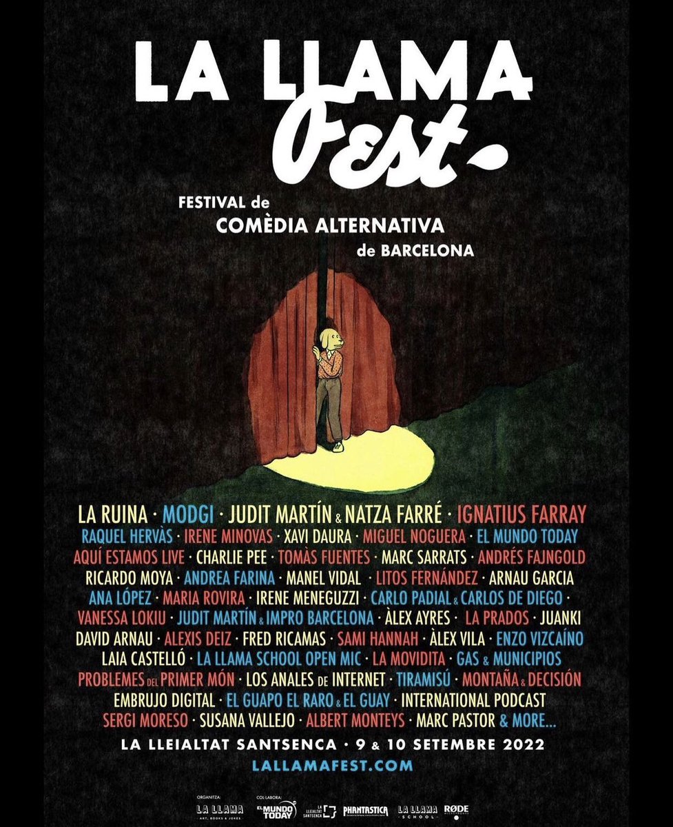LIVE SHOW HOY A LAS 17h DESDE LA LLAMA FEST. Venid a vernos hablar de conspiraciones futuristas!  La entrada es libre para la zona de podcasts! 🫶🏻❤️