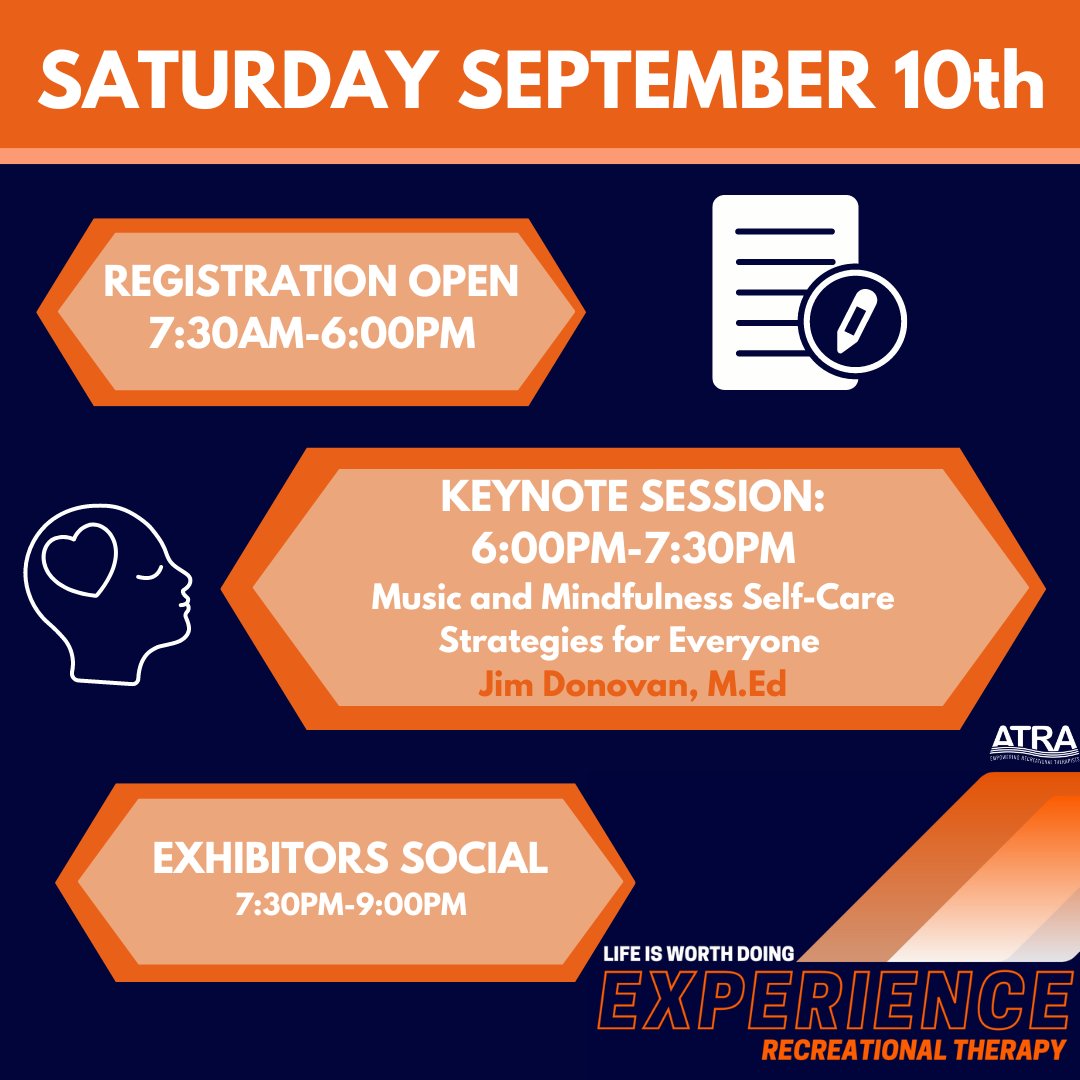 ATRAinAction's tweet photo. #ACON22 HAS BEGUN! We are so excited to have Jim Donovan as our keynote TONIGHT!
We will be highlighting the special events on our account each morning. Make sure you check the online schedule for the most up-to-date information.
#ATRABama #ExperienceACON22 https://t.co/w67QZWs9GN