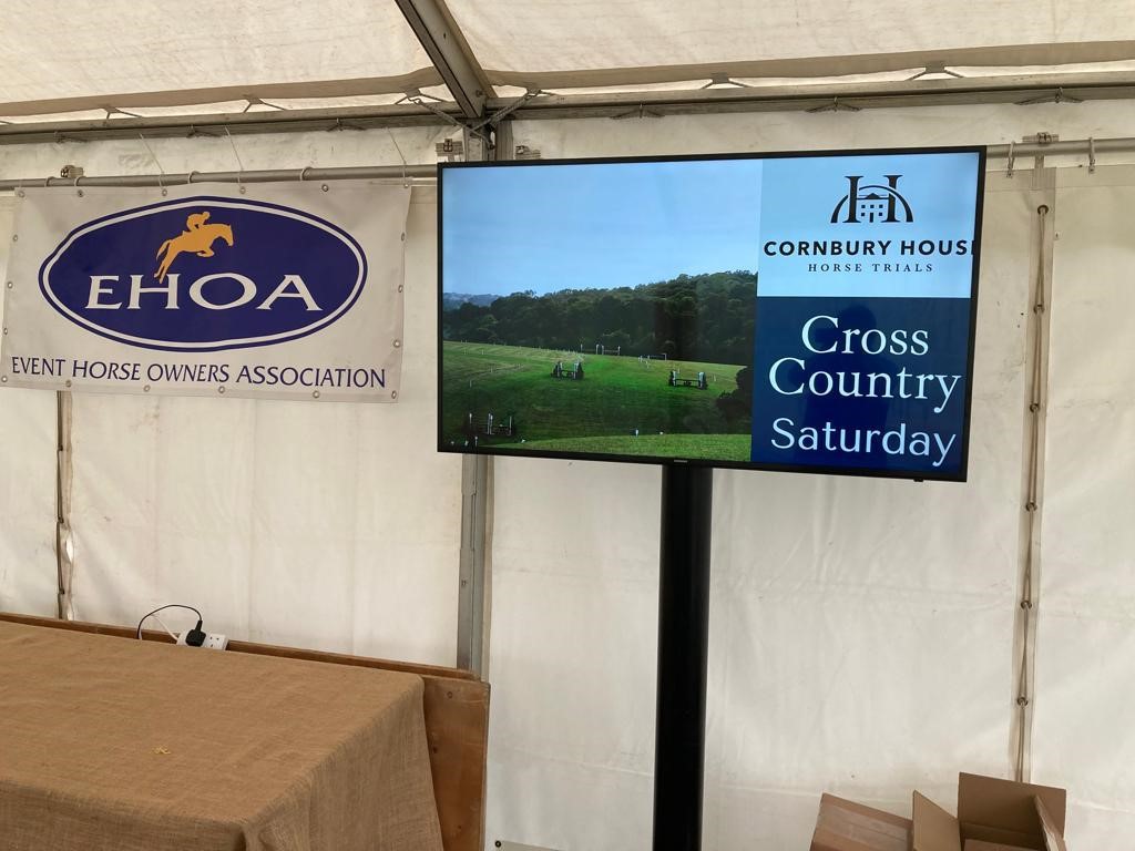 If you are at Cornbury today do come and enjoy our ringside facilities