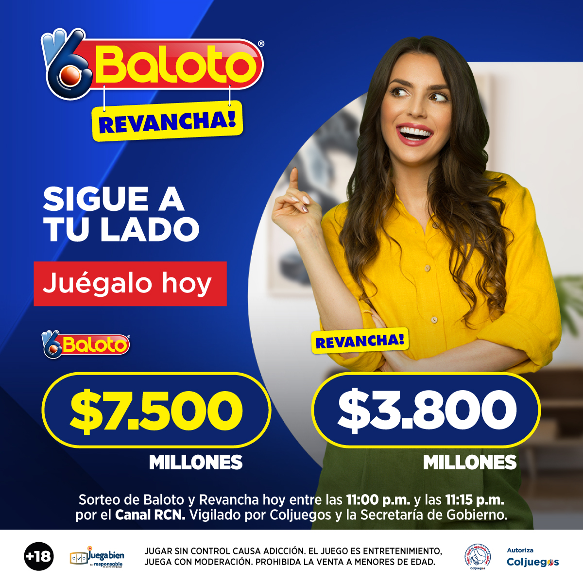 Baloto_Colombia's tweet photo. Ya que es septiembre, juega Baloto y Revancha con tu pareja o amigos.
¡Compra tu tiquete hoy!
#BalotoColombia #BalotoRevancha #Baloto #Sorteo #JuegaBaloto #Multimillonario #Coljuegos #SuRed #SuperGiros #Facilisimo #Gana #Gane #Jer #LaPerla #Record #SuChance #SuSuerte #PagaTodo https://t.co/FjIjDoJ7qy