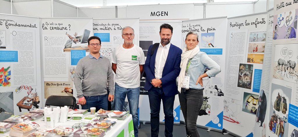 MSavignac_MGEN's tweet photo. La #démocratieensanté c'est donner la place aux usagers dans nos dispositifs pour les améliorer, au quotidien, sur le terrain
cc @JPLabille, @pdharreville et Nicolas Blanc

Bonne @FetedelHumanite aux visiteurs et à nos militants @groupe_mgen @MGEN_IDF présents pour échanger ! https://t.co/Geu0CTUCLO