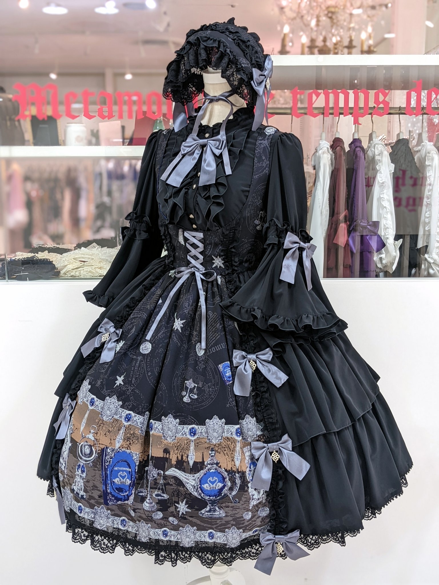 メタモルフォーゼヘッドドレス付き新品追憶の姫君ドレスangelic pretty-