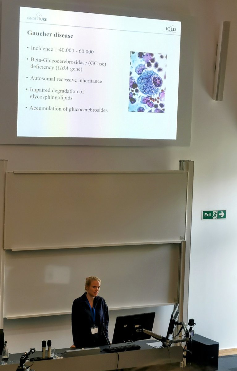 Now moving into the clinic, guided by the hand of Charlotte Aries, who's showing us some nice &amp; moving results on the use of Ambroxol both as a monotherapy and as a combination one in real-life Gaucher disease type2 patients 👏🏻

💊👶🏻➡️👩🏻‍⚕️🩺

Unbelievable results, congratulations❕