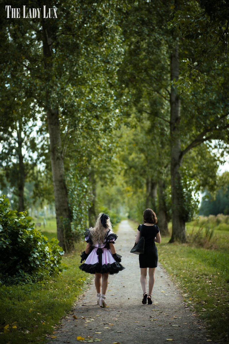 The_Lady_Lux's tweet photo. Hello Twitter. Just casually taking a stroll in the park with sissy chloe. * Pro Domme * Sissification * Crossdressing * Feminization * Femdom * Meesteres * BDSMcoach * https://t.co/cReNPqhna5