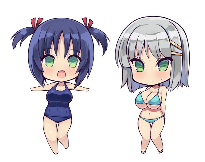 ハヤテオンリー用の西沢さん&amp;咲夜さん(すごく水着) 