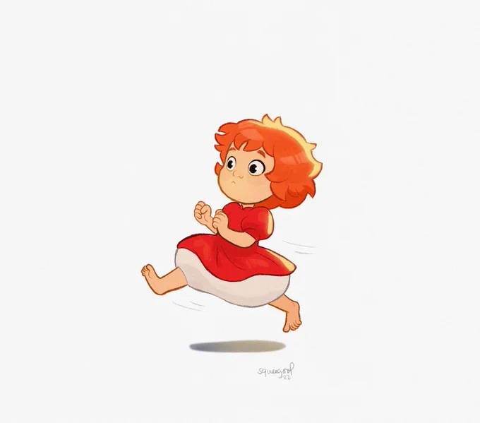 Ponyo~watched Ponyo bec of the gloomy weather 
