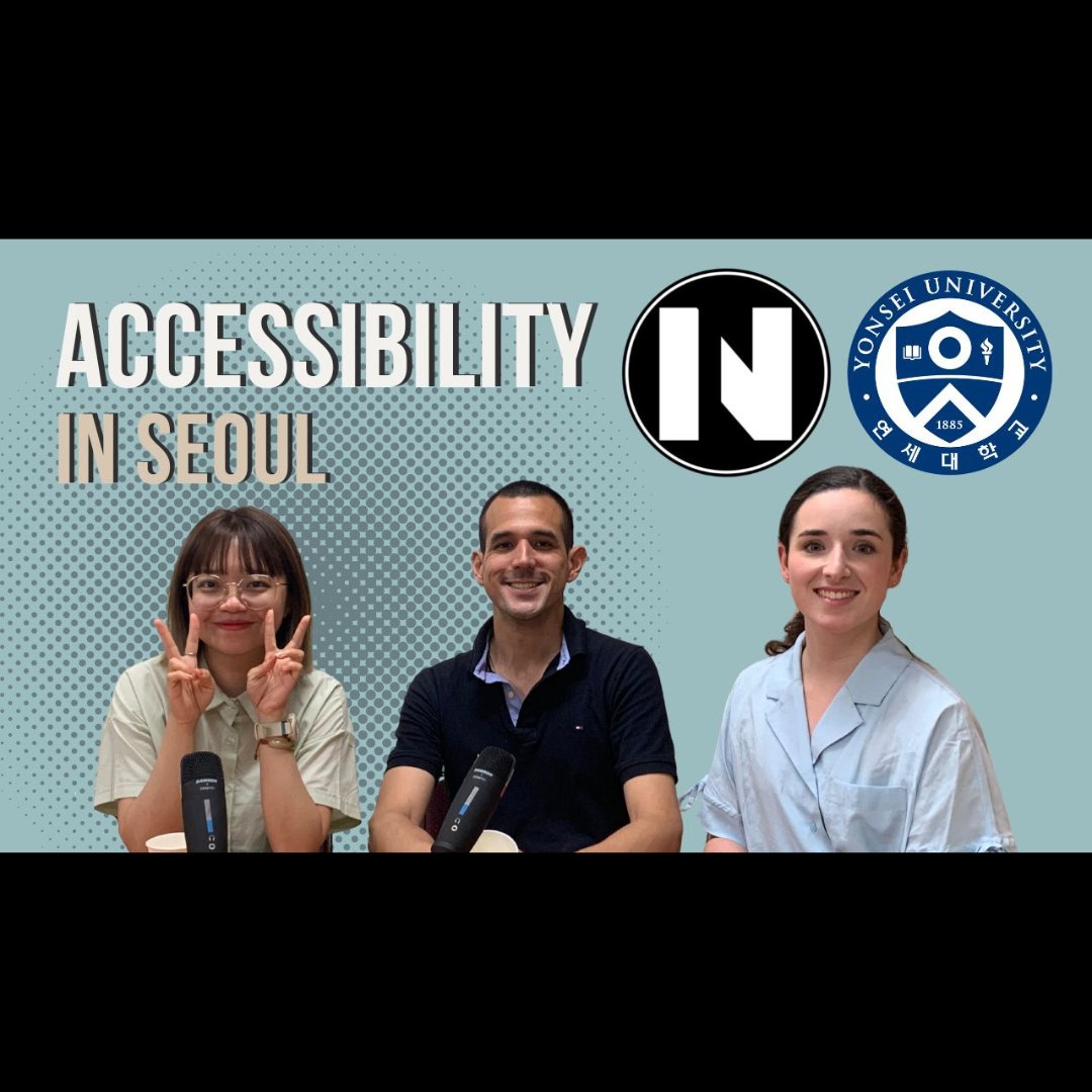 NovasiaM's tweet photo. 📣 Latest Podcast is out now! 
S5,E4: Yonsei Students Discuss Accessibility in Seoul! 
https://t.co/jKgtlbLtCp 

#accessibility #disabilityawareness #publictransportation https://t.co/BL1dXWrGjb