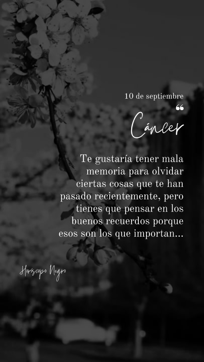 cancer_hn's tweet photo. El horóscopo diario del 10 de septiembre para #Cancer ♋🔮✨ #horoscoponegro #horoscopodiario https://t.co/O3JX6WEJAn