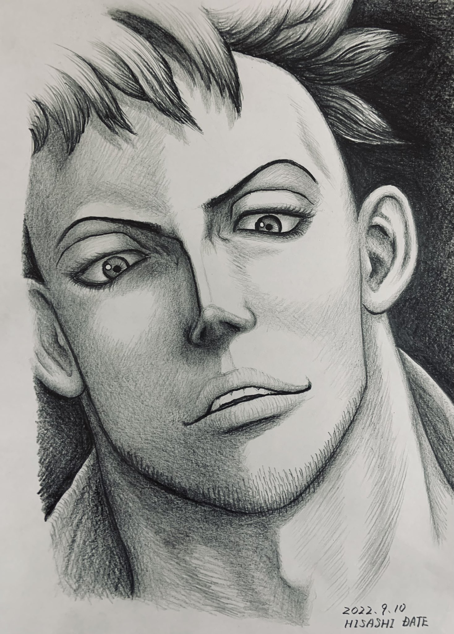 伊達喜旨 いきなり キング は取れねェだろうよい One Pieceの 不死鳥 マルコ を鉛筆で描いた 頂上戦争では黄猿からの攻撃を難なく防ぎ ワノ国ではキング クイーンを同時に相手をするその強さは健在 ワンピース マルコ イラスト T Co