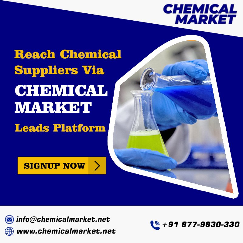 chemicalmarket's tweet image. Reach Chemical Suppliers Via Chemical Market Leads Platform
chemicalmarket.net/search

.
#Chemical #LeadsPlatform #chemicalsupplier #growbusiness #chemicalindustry #chemicalmanufacturing #marketresearch #business #industry