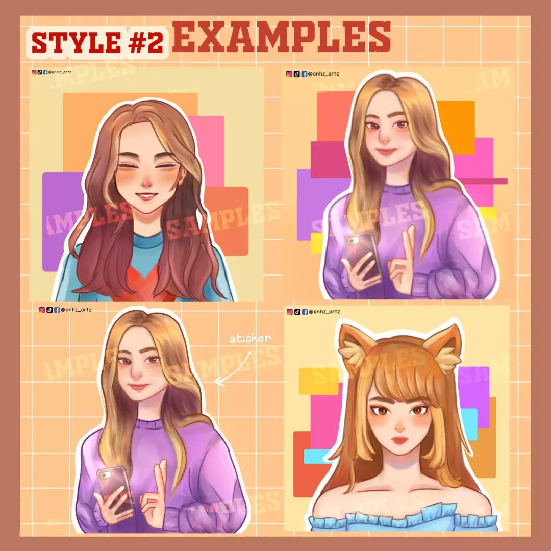 anhz_artz's tweet image. Style 2 samples

This one is cute for icon or sticker! Commission me now, I'm still in low price so what are you waiting for?! 
Slots are open for months of September!

#digitalart #commissionsopen #stickerstyle