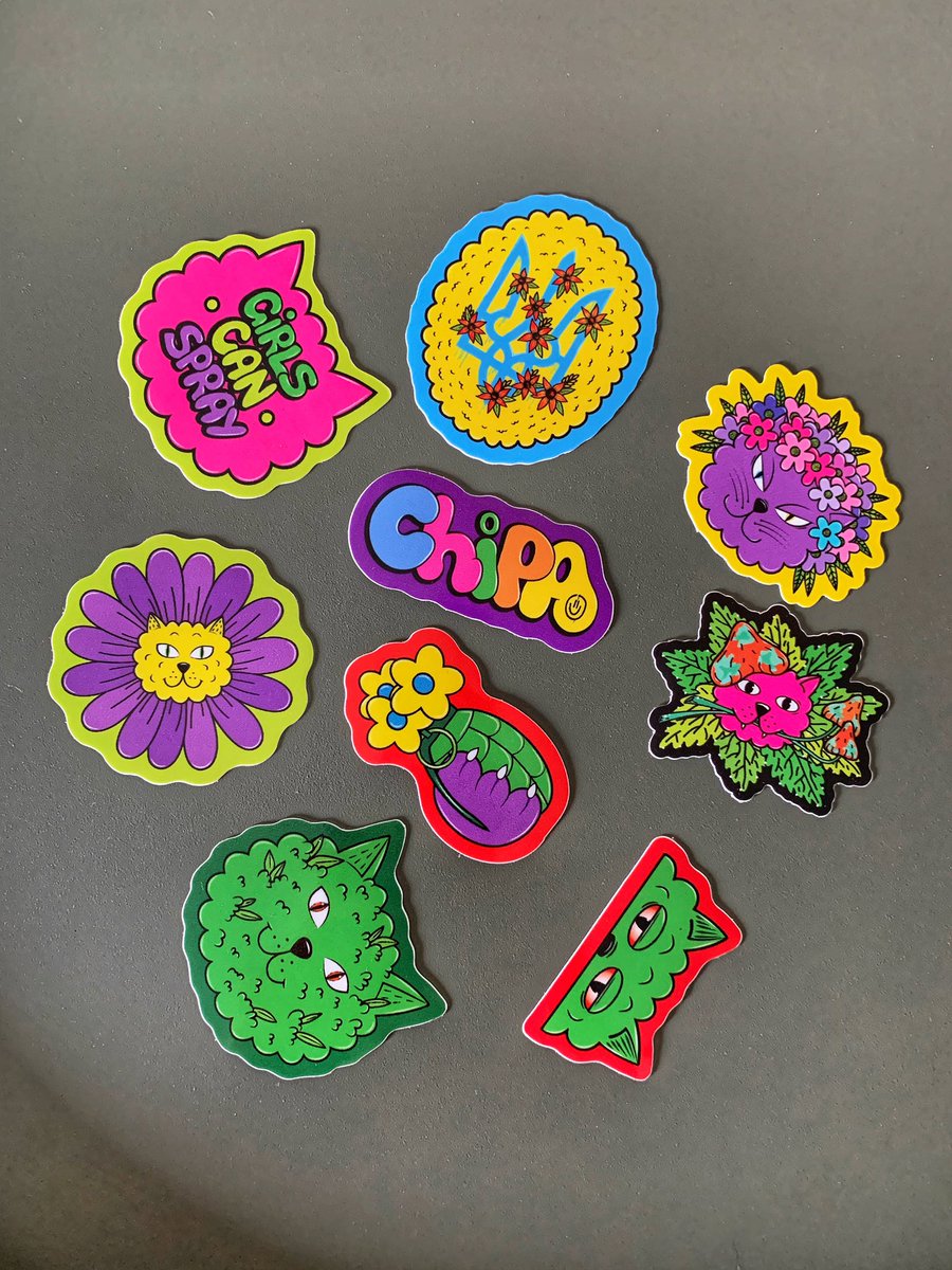 ChipaArt's tweet photo. Hello my friend’s 💙 Take a look at my new sticker pack “ORGANIC” 🌿☘️💚 World wide shipping 🛸🛸🛸
Only 7$ 🤙
#NFTcommunity #graffitiart #Chipaart https://t.co/rthzxPBpQw