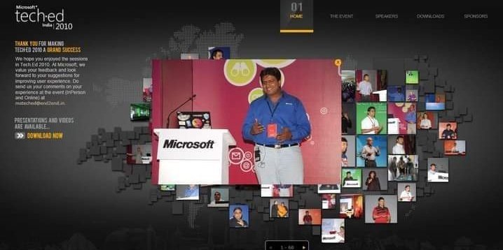 rajvj's tweet image. Once upon a time at @MicrosoftIndia #techedin