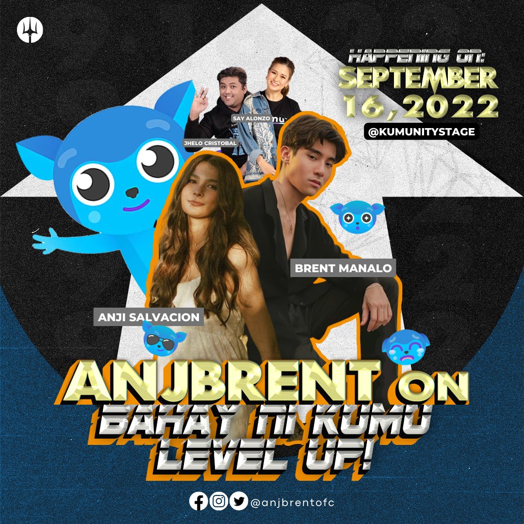 AnjBrentOFC's tweet photo. We manifested this day for quite a few 11:11s everyday. Tridents, cutie really works!

The #BahayNiKumuLevelUp episode with #AnjBrent has officially been confirmed! Clear your schedule and start saving dias because on the 16th of September, we have some records to break! https://t.co/CaUfd1qDmg