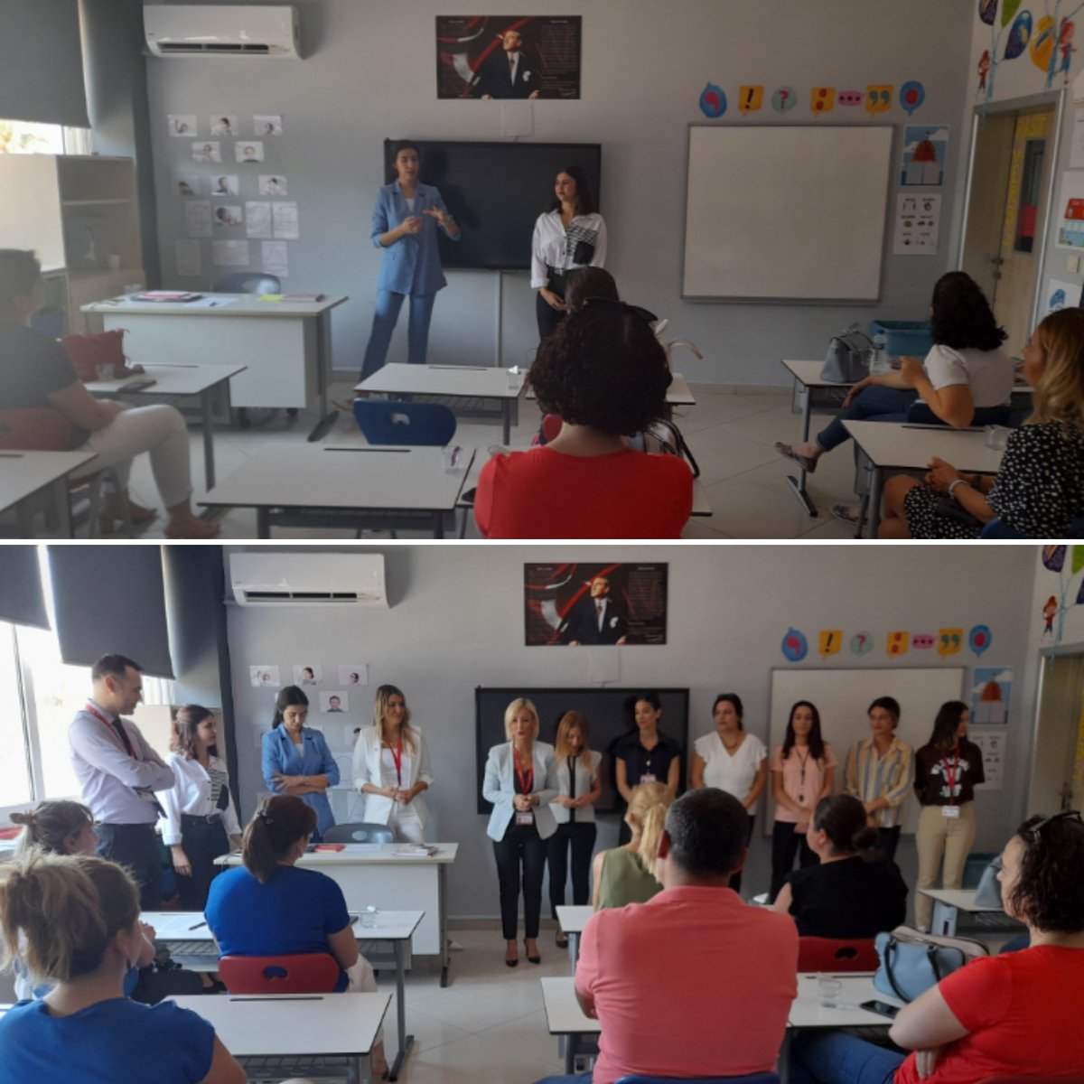 BhcIsk's tweet photo. 2022-2023 Eğitim Öğretim dönemi "2. Sınıf 3.Sınıf ve 4.Sınıf Veli Bilgilendirme Toplantımızı" gerçekleştirdik. Öğrencilerimize başarı ve sağlık dolu bir yıl geçirmelerini dileriz.
#heranımdabahcesehir💙❤️
@bahcesehir_k12 @ErkenCocukluk @ucannmustafa @AyeglCesur @mkaratas000 https://t.co/x4W2rCn9CF