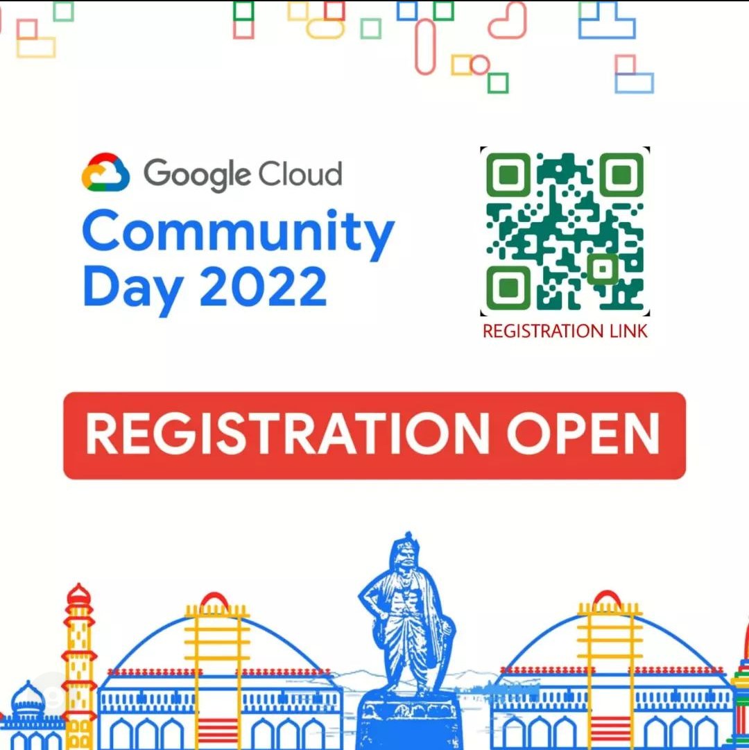 gdgcloudbhopal's tweet photo. REGISTRATIONS OPEN!!
Registration link for #ccdbhopal has been rolled out! Join us to engage in enthralling sessions by professional cloud experts!
Claim your spot before they run out as we have limited seats only!
Refer: https://t.co/1nXFnI8UGv
#gdgbhopal #ccd22 #cloud #google https://t.co/AKNAF2bBxS