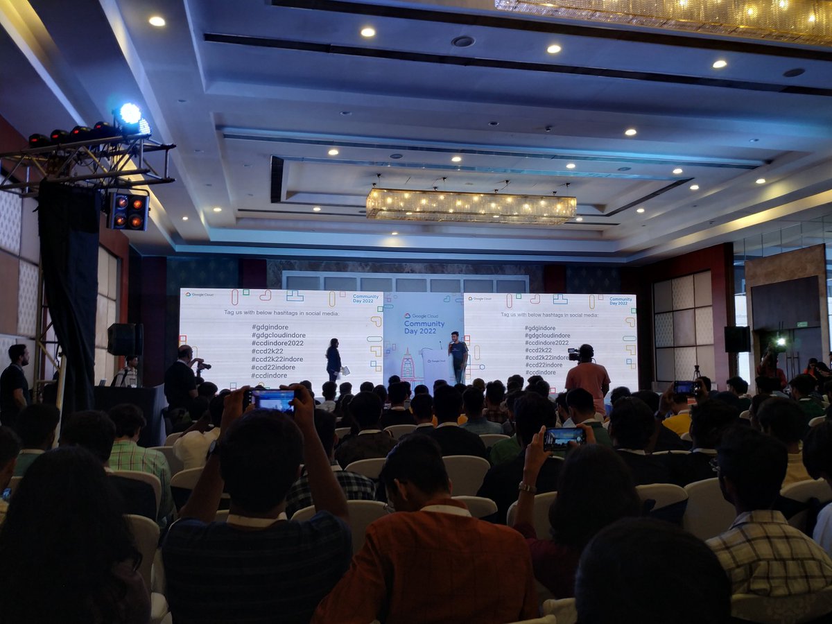 Pratyush__kar's tweet photo. Great event Indore!! ๐คฉ๐ฏ
Google Developer Group - Indore
#gdgindore #indore #ccd2k22 #ccd2k22indore #ccdindore #ccdindore2k22 #indoresayaji #GoogleCloud #enjoyweekend https://t.co/sHgk94rYAo