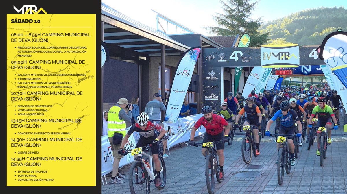 Más de 150 participantes disfrutan de los tres recorridos según su nivel de exigencia: 54 km, 47 km o 29 km. Pedaleando desde el Camping Municipal de Deva por las zonas más montañosas para la práctica del MTB de Gijón, Siero, Sariego y Villaviciosa.
ow.ly/B4ec50KG36t