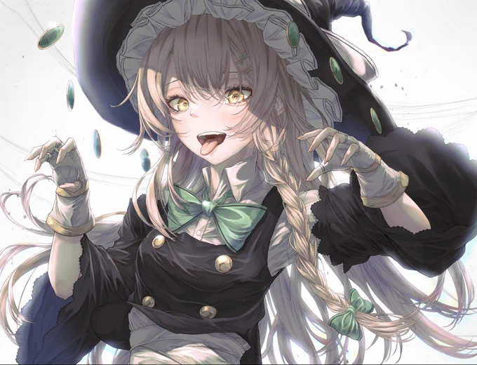 魔理沙#東方Project #イラスト 