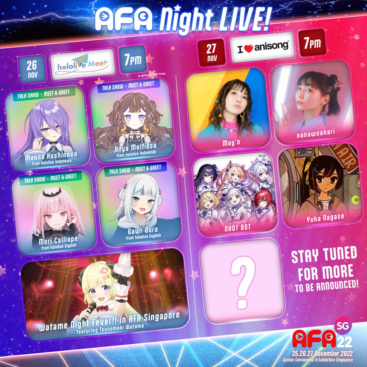 Plus, a different ED for each - AFA - ANIME FESTIVAL ASIA