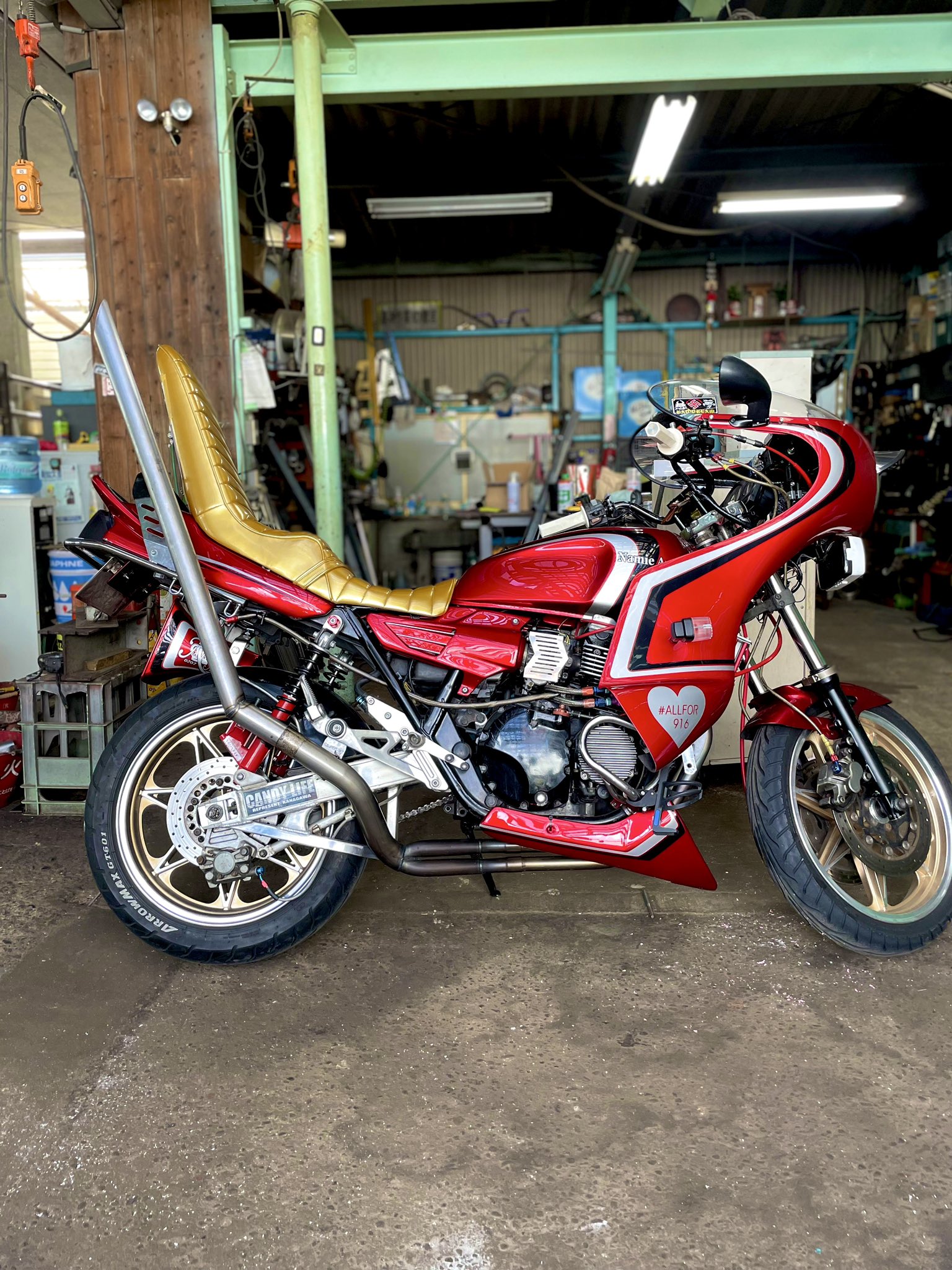 ヤシメガ84メガ リザウンド管　CBX CBR XJR  マフラー ヤシメガ2