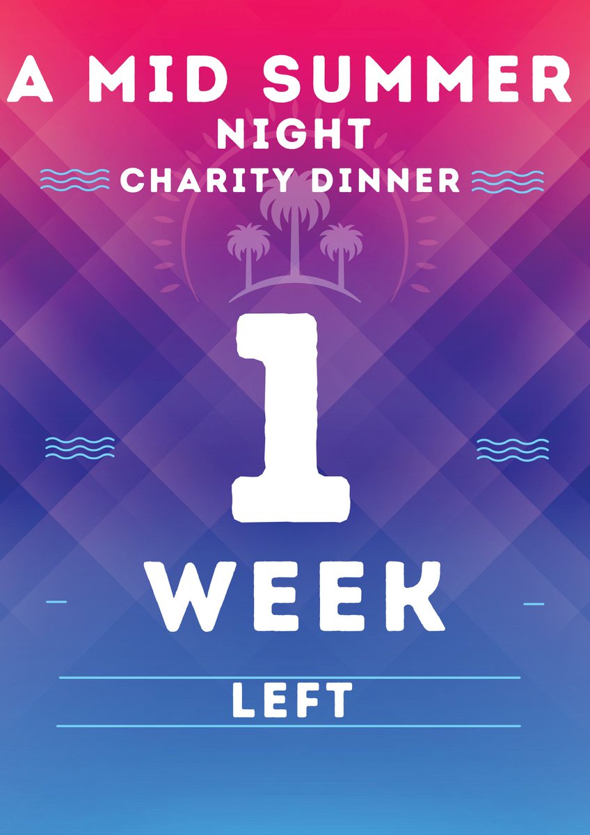 Wow, just 1 week left!!! I hope you are ready for what is in store on the night!

This post is powered by FasterBritain

#MIDSummerNight22