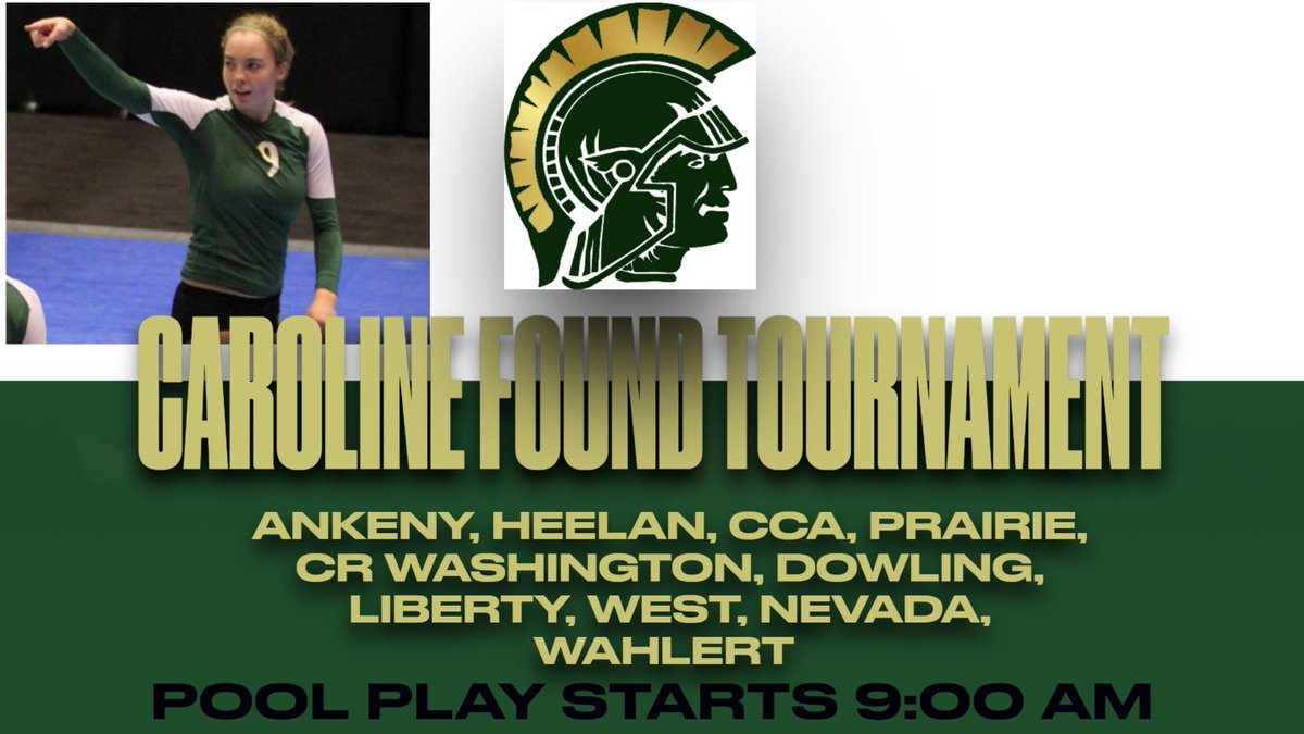 ICWestAthletics's tweet photo. Good luck to @ic_westvb as they host the Caroline Found Volleyball Extravaganza. Loaded field begins pool play at 9 am with bracket play about 2 pm. #LIVELIKELINE https://t.co/wpK6u9La9z