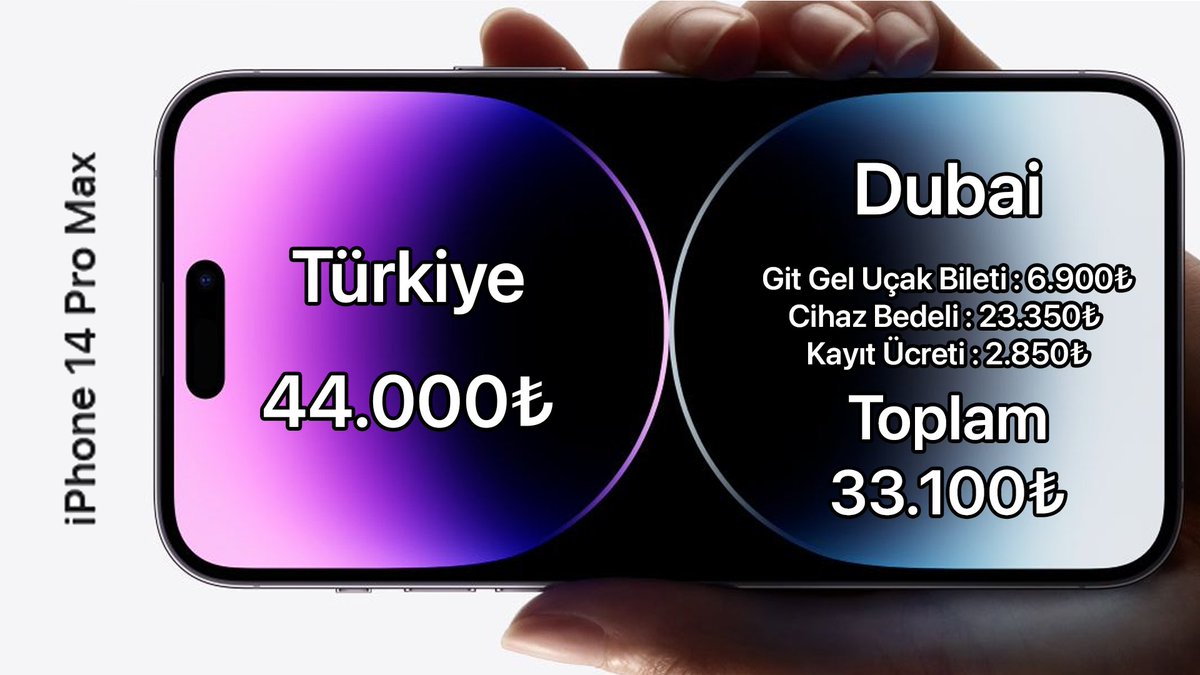 bilgidubaicom's tweet photo. #iPhone14ProMax Dubai vs 🇹🇷 https://t.co/NtjWvDOVWb