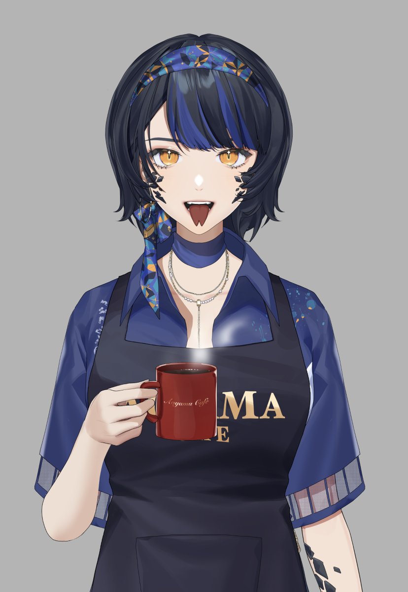 Karon_vtuber's tweet image. Feels like I'm becoming a live2d drawing machine during my holiday somehow wwwwww