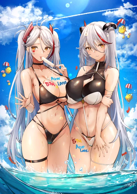 Congratulations on the 5th anniversary!#アズールレーン#アズレン5周年 