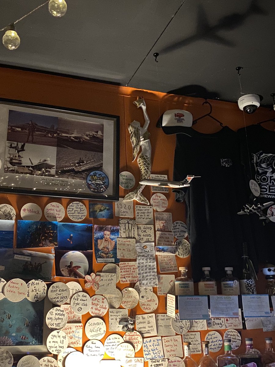 マーメイドを見つけた🧜‍♀️
お酒飲んでる🧜‍♀️に見えるのはうちだけ🤔？
この店めっちゃ良き🙆‍♀️

#ケアンズ
#リピート確定