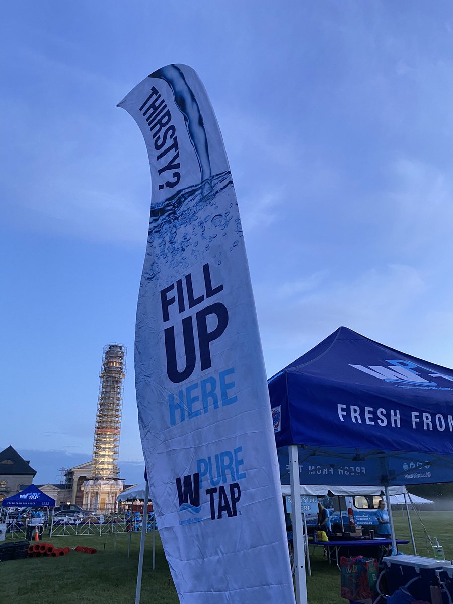 kelleydsmith's tweet photo. Morning view. Louisville Pure Tap 5K. Let’s do a race that starts and ends where you’re drinking water begins, at Louisville Water. 😊🚰 #PureTap5K https://t.co/qncF47Txks