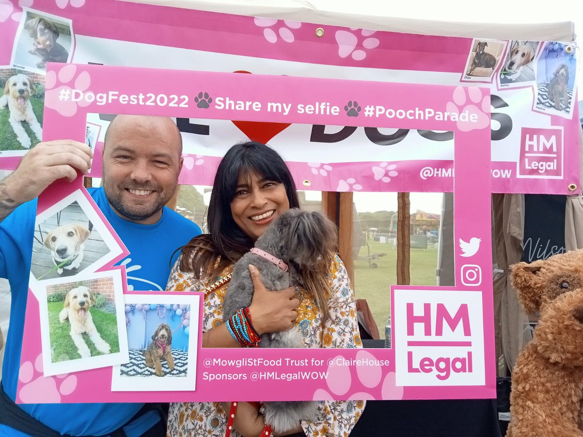 HM3Legal's tweet photo. Brill to be at #DogFest22
Come and say hi, get a pet 'paw-trait' or win the Big Toy Dog! #fundraising for @ClaireHouse Thanks @MowgliStFood Trust #poochparade https://t.co/IsReVTmauk