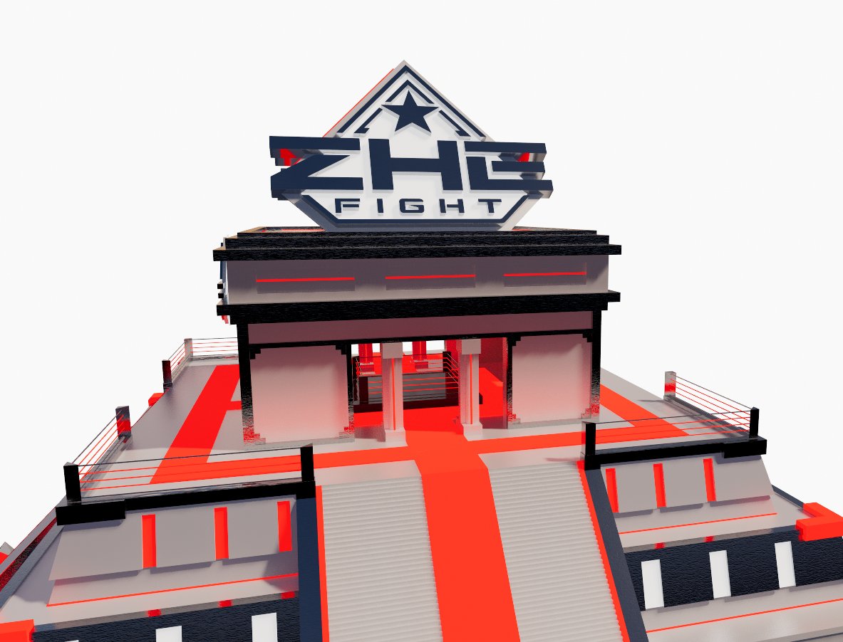 archiverse888's tweet photo. - boxing ropes all around the top floor of the pyramid
- red boxing gloves red/black on 2 sides of the pyramid to give an extra custom look 
- some red gems which relates to the shape of his logo all around
- a moon-like plinth which gives a futuristic look https://t.co/1sA9VHPP5y