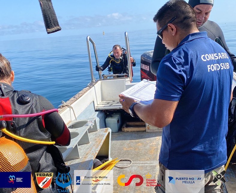 FMELDAS's tweet photo. Finalizadas las dos tandas del FOTOSUB, solo nos queda agradecer a todos los participantes y desearles buena suerte.

@MSC__Oficial 
@puertodemelilla 
@FEDAS_oficial 
@DronesJ2a 

#FEDASesDEPORTE

#FEDASesCOMPETICION

#FEDAS

#FotoSUB https://t.co/eklL97gpJi