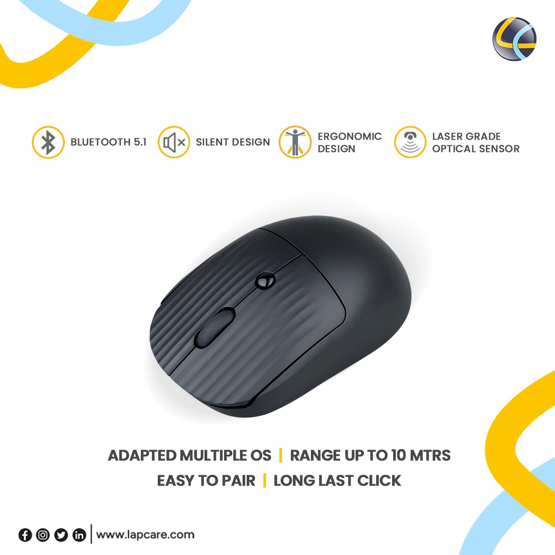 Lapcare_World's tweet image. Is unlimited convenience your goal?
Our Safari 006 Bluetooth (5.1) wireless mouse is the answer.

#bluetoothmouse #safari006 #bluetooth5point1 #mouse #lapcareworld #lapcare