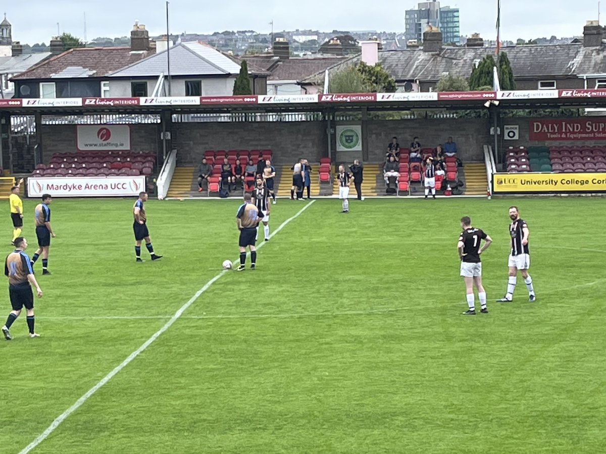 carolcquinn's tweet photo. Iβm at a match!! π€£π€£ Annual grudge match between the β¦@IrishDistillersβ© Bottling Plant vs the Distillery!! All@proceeds to #CopeFoundation Cβmon Cork!!!! https://t.co/ZNX5dC7su0